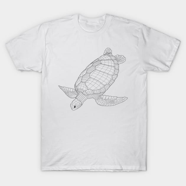 The Green Sea Turtle T-Shirt by Coster-Graphics